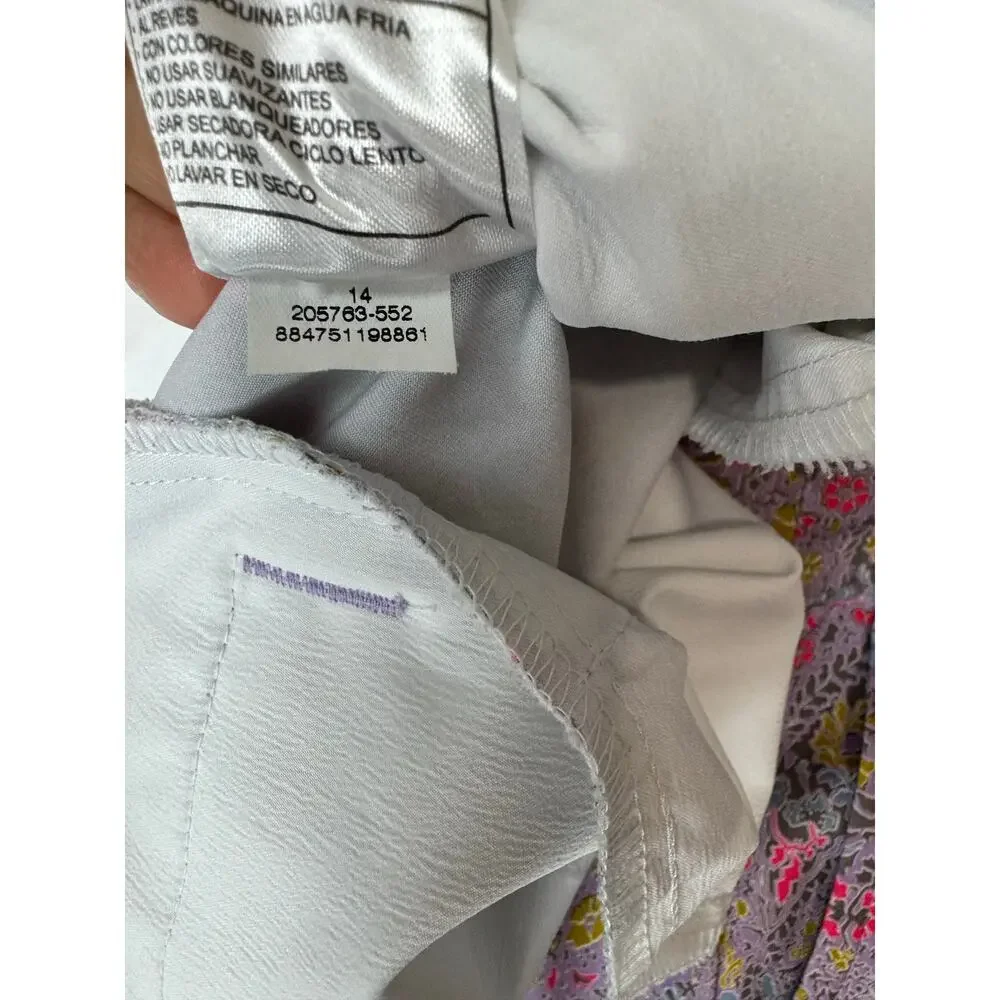Nike Golf Golf Shorts Fit Dry Floral Paisley Purple Print Bermuda Shorts Size 14